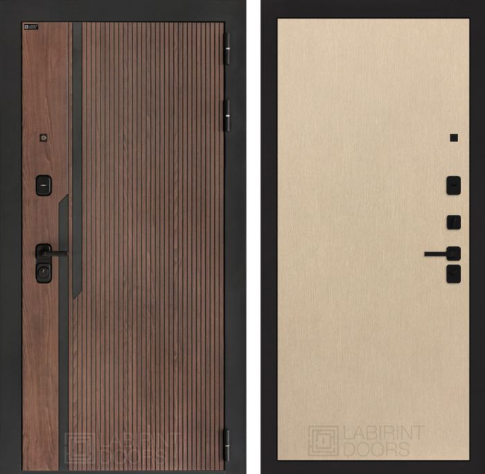 Входная дверь Лабиринт KARMINA 05 – Венге светлый
