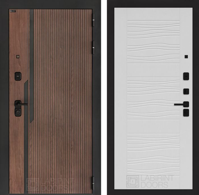 Входная дверь Лабиринт KARMINA 06 – Белое дерево