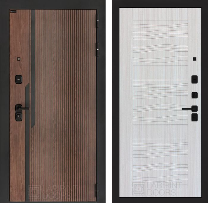 Входная дверь Лабиринт KARMINA 06 – Сандал белый