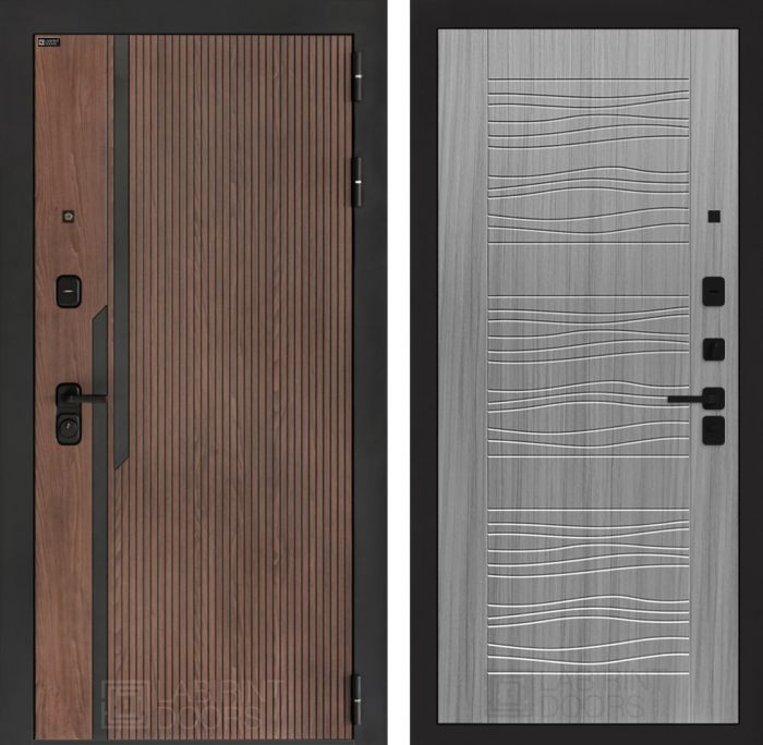 Входная дверь Лабиринт KARMINA 06 – Сандал серый
