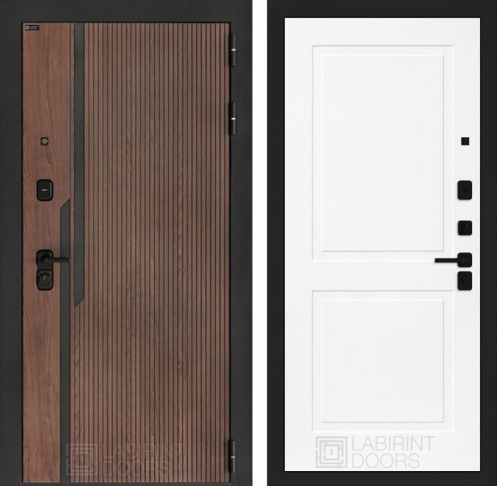 Входная дверь Лабиринт KARMINA 11 – Белый софт
