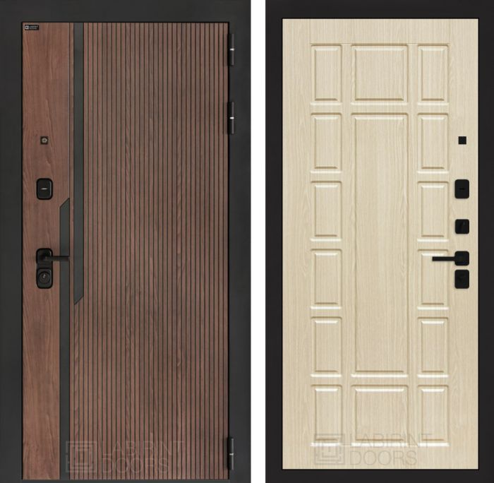 Входная дверь Лабиринт KARMINA 12 – Беленый дуб 