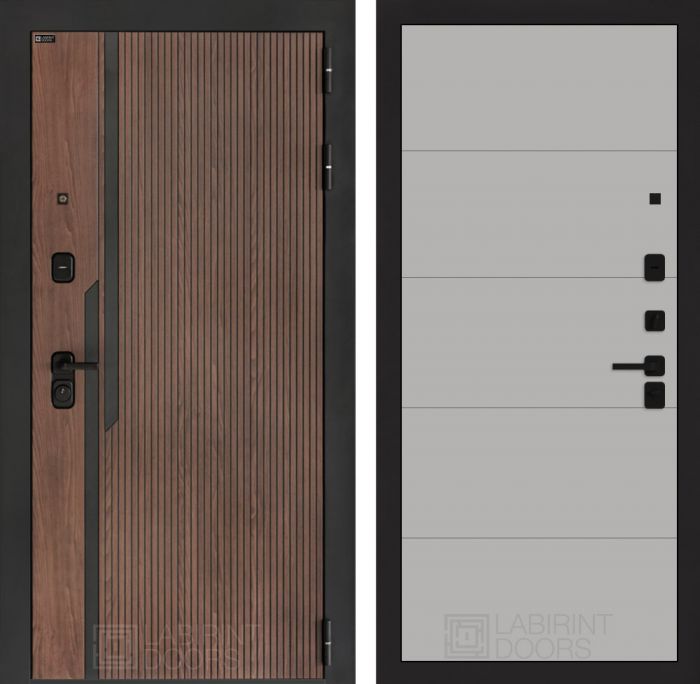 Входная дверь Лабиринт KARMINA 13 – Грей софт