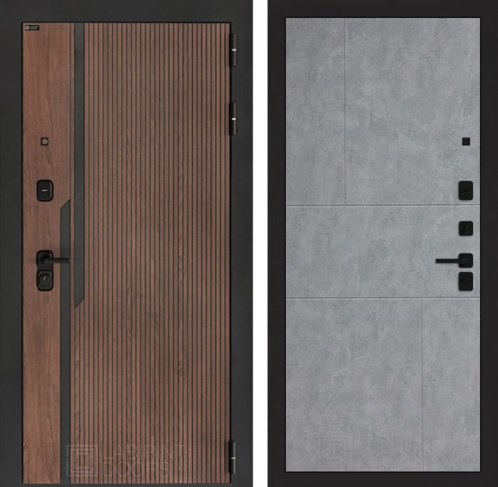 Входная дверь Лабиринт KARMINA 21 – Бетон светлый