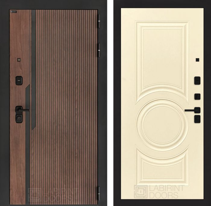 Входная дверь Лабиринт KARMINA 23 – Шампань софт