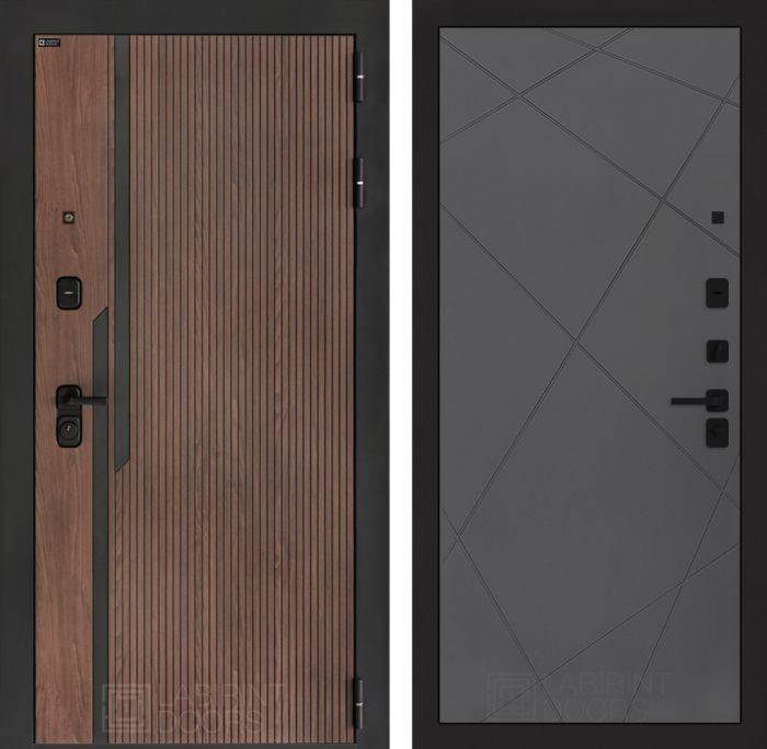 Входная дверьЛабиринт  KARMINA 24 – Графит софт