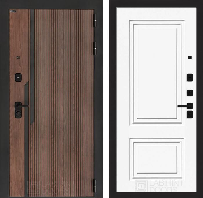 Входная дверь Лабиринт KARMINA 26 – Эмаль RAL 9003