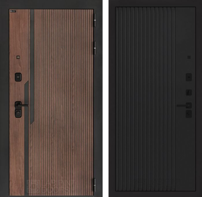 Входная дверь Лабиринт KARMINA 29 – Черный кварц