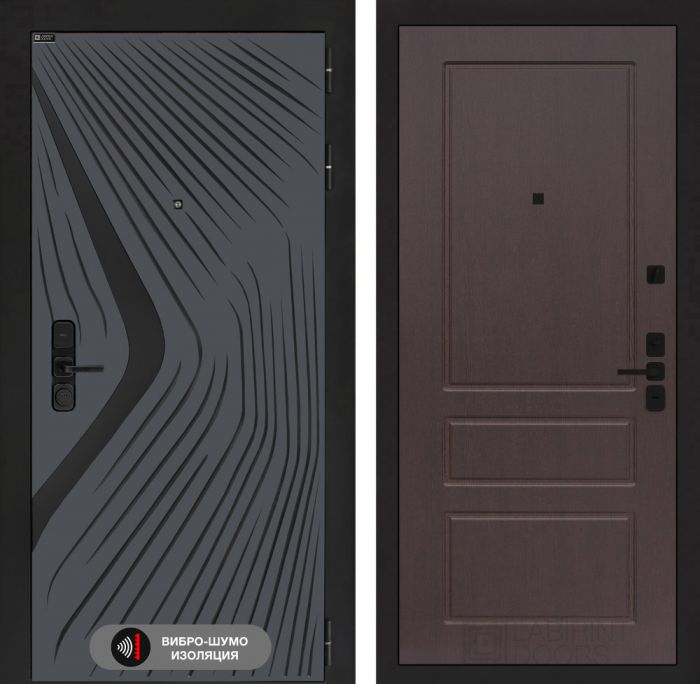 Входная дверь Лабиринт LEOLAB 03 – Орех премиум