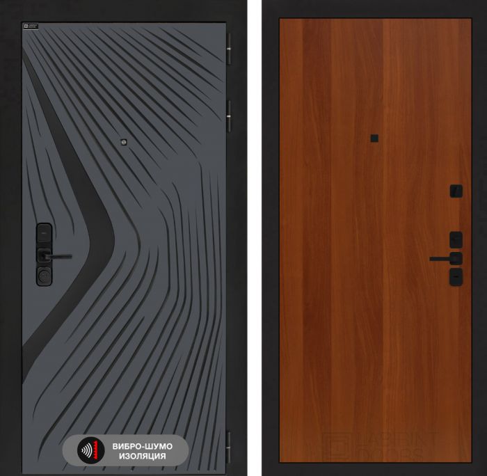 Входная дверь Лабиринт LEOLAB 05 – Итальянский орех