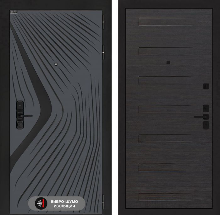 Входная дверь Лабиринт LEOLAB 14 – Эковенге горизонтальный