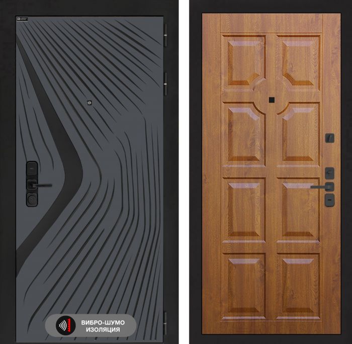 Входная дверь Лабиринт LEOLAB 17 – Золотой дуб