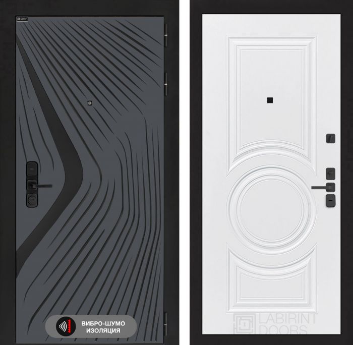 Входная дверь Лабиринт LEOLAB 23 – Белый софт