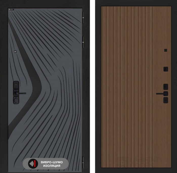 Входная дверь Лабиринт LEOLAB 29 – Дуб кантри темный