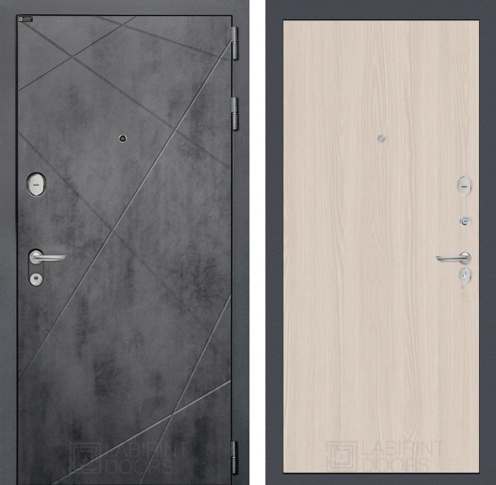 Входная дверь Лабиринт LOFT 05 - Ясень светлый