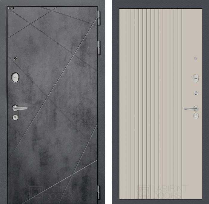 Входная дверь Лабиринт Лофт (LOFT) 29 - Капучино