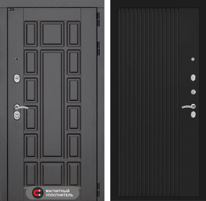 Входная дверь Лабиринт Нью-Йорк 29 - Черный кварц