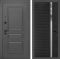 Входная дверь Лабиринт Орлеан - 31 Черный кварц (зеркальная вставка с тонировкой)