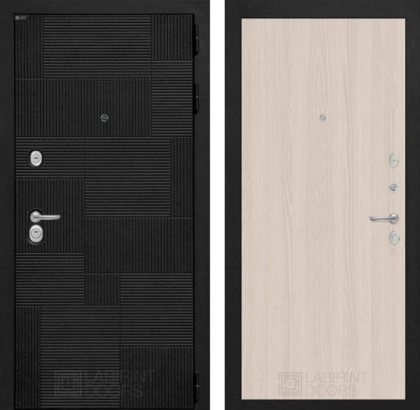 Входная дверь Лабиринт PAZL 05 - Ясень светлый