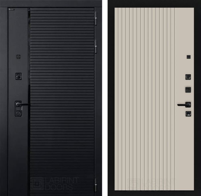 Входная дверь Лабиринт PIANO 29 - Капучино