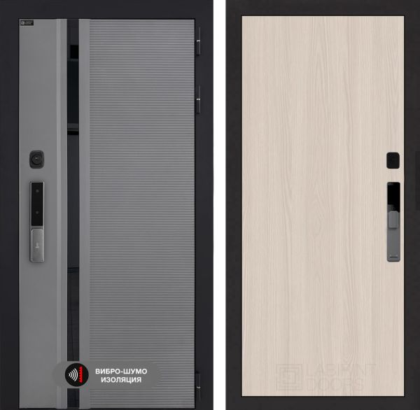 Входная дверь Лабиринт Пиано Смарт 2.0 - 05 Ясень светлый