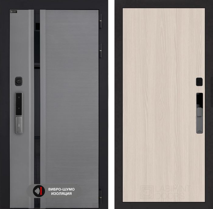 Входная дверь Лабиринт Пиано Смарт 2.0 - 05 Ясень светлый