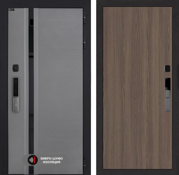 Входная дверь Лабиринт Пиано Смарт 2.0 - 05 Ясень темный