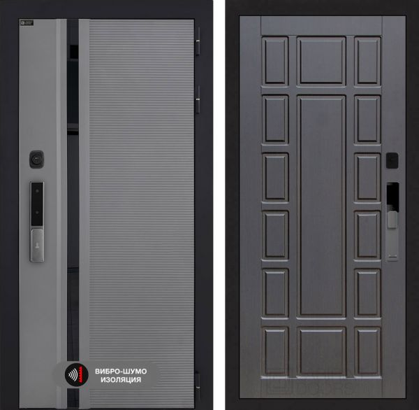 Входная дверь Лабиринт Пиано Смарт 2.0 - 12 Венге