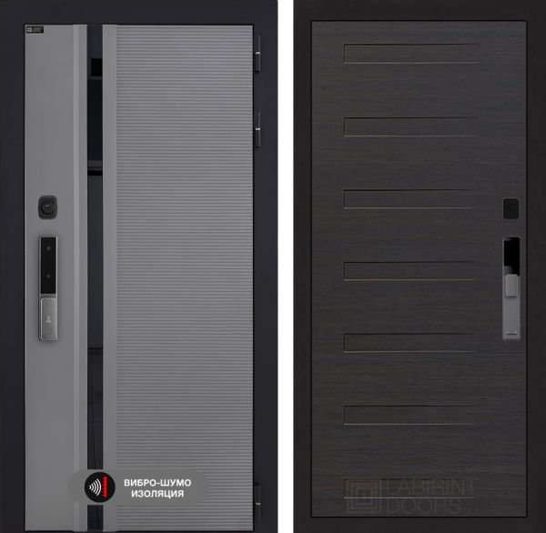 Входная дверь Лабиринт Пиано Смарт 2.0 - 14 Эковенге горизонтальный