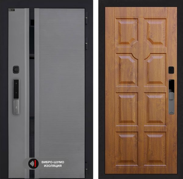 Входная дверь Лабиринт Пиано Смарт 2.0 - 17 Золотой дуб