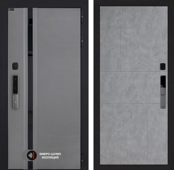 Входная дверь Лабиринт Пиано Смарт 2.0 - 21 Бетон светлый