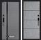 Входная дверь Лабиринт Пиано Смарт 2.0 - 25 Бетон светлый, черный молдинг