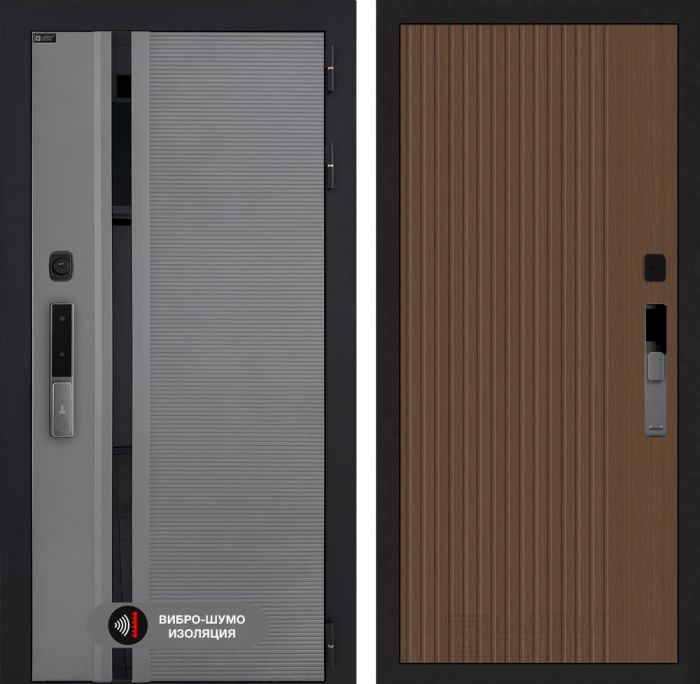 Входная дверь Лабиринт Пиано Смарт 2.0 - 29 Дуб кантри темный