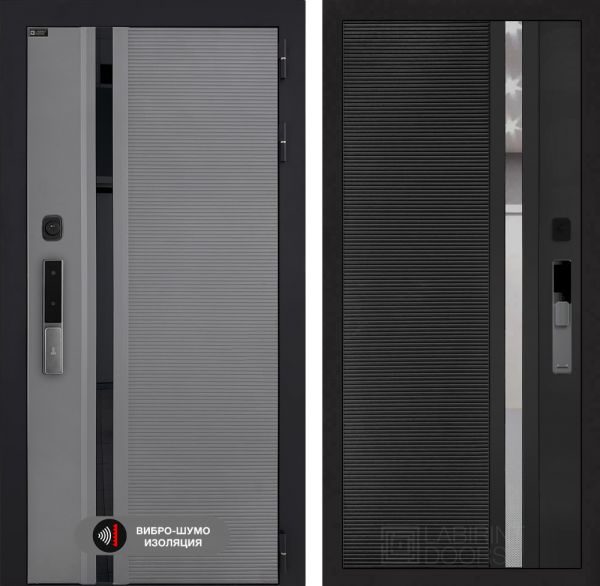 Входная дверь Лабиринт Пиано Смарт 2.0 - 31 Черный кварц