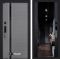 Входная дверь Лабиринт Пиано Смарт 2.0 - с зеркалом Максимум Черный кварц
