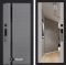 Входная дверь Лабиринт Пиано Смарт 2.0 - с зеркалом Максимум Грей софт