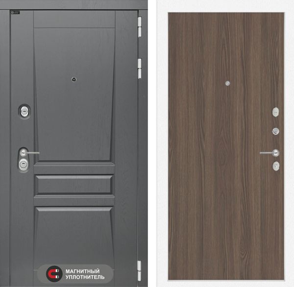 Входная дверь Лабиринт Платинум 05 - Ясень темный