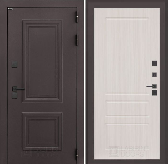 Входная дверь Лабиринт Полярис лайт - 03 – Сандал белый