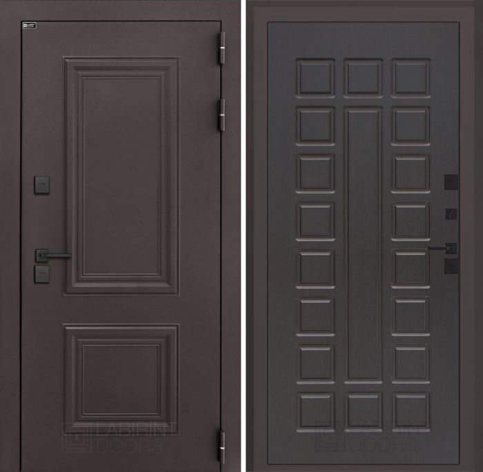 Входная дверь Лабиринт Полярис лайт 04 – Венге