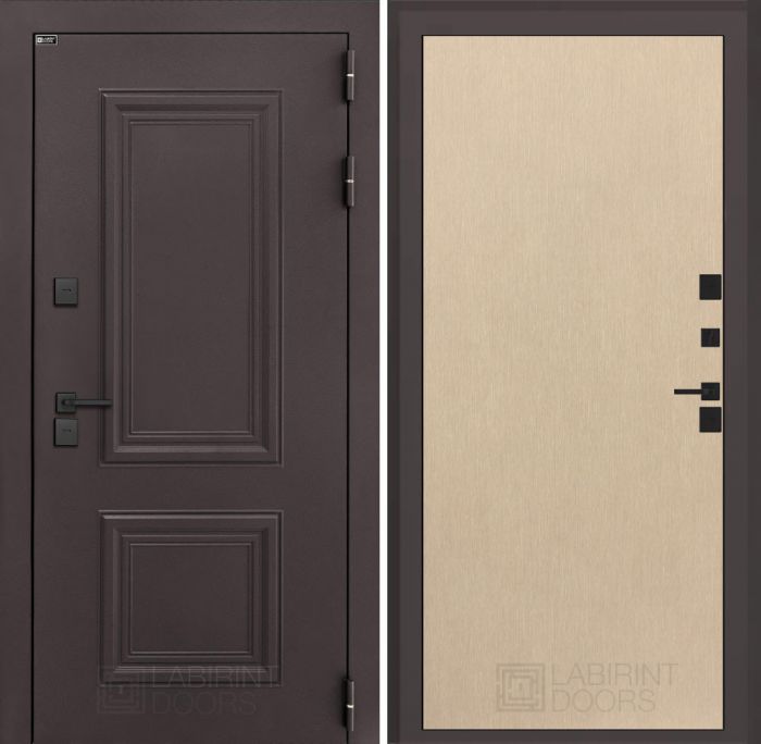 Входная дверь Лабиринт Полярис лайт - 05 – Венге светлый