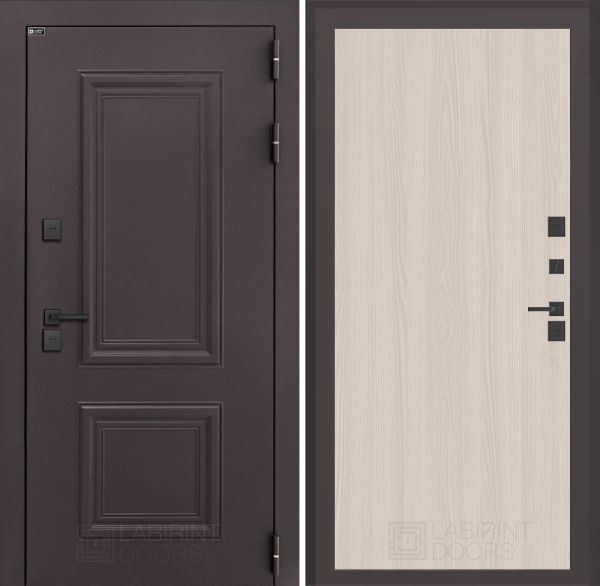 Входная дверь Лабиринт Полярис лайт - 05 – Ясень светлый