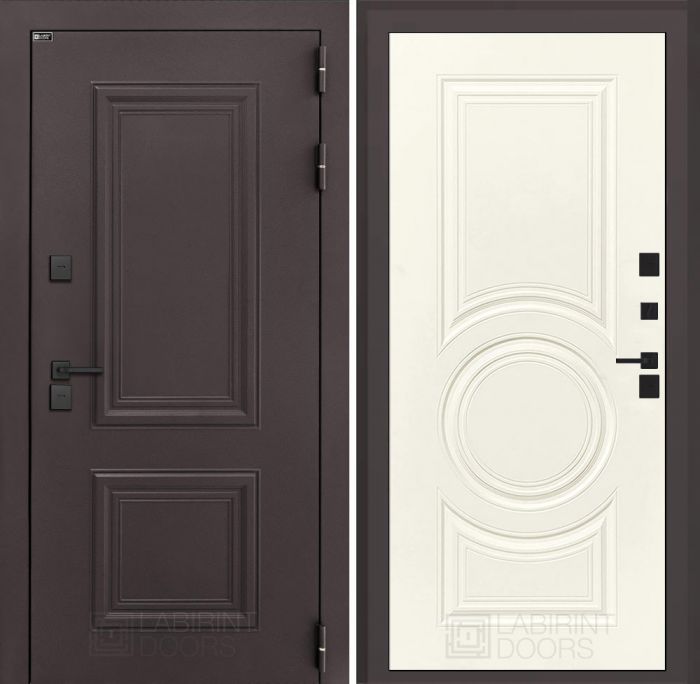 Входная дверь Лабиринт Полярис лайт 23 – Шампань софт