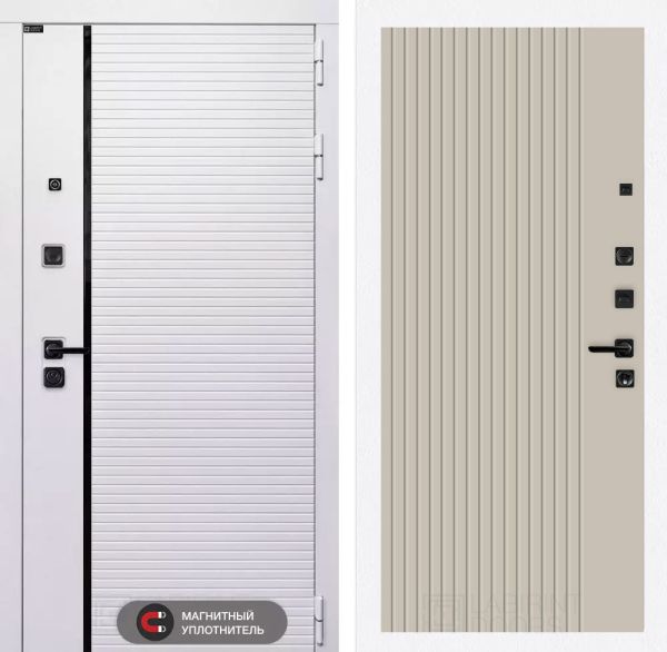 Входная дверь Лабиринт ROYAL замок Mottura 29 - Капучино