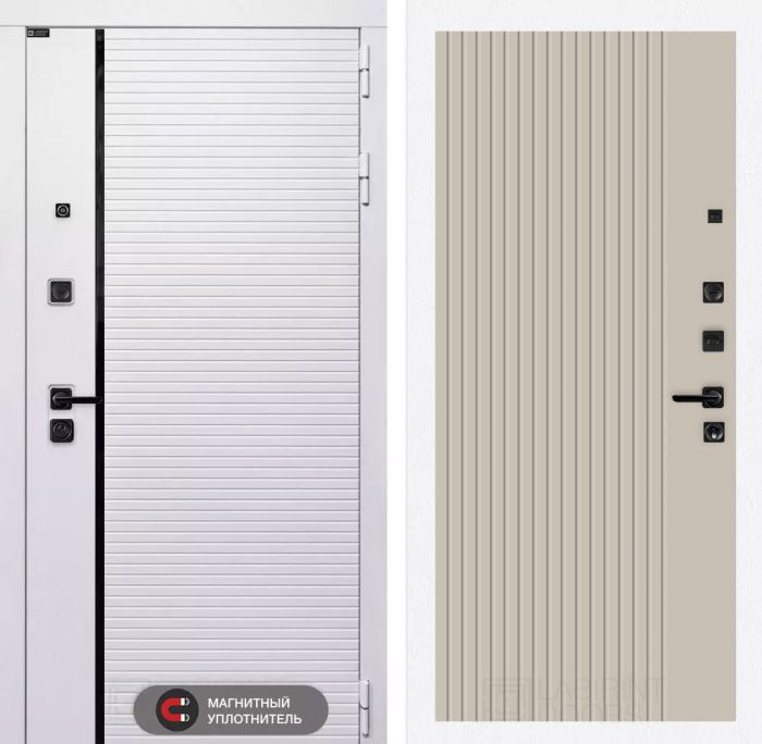 Входная дверь Лабиринт ROYAL замок Mottura 29 - Капучино