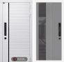 Входная дверь Лабиринт Роял Смарт - 32 тонированным – Серый рельеф софт