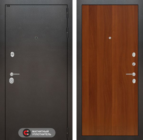 Входная дверь Лабиринт SILVER 05 - Итальянский орех