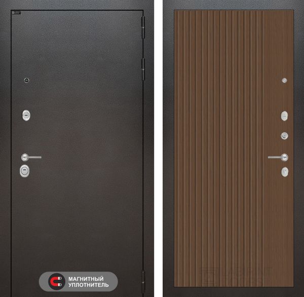 Входная дверь Лабиринт SILVER 29 - Дуб кантри темный