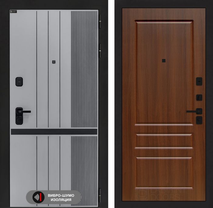 Входная дверь Лабиринт SKYLAB 03 – Орех бренди