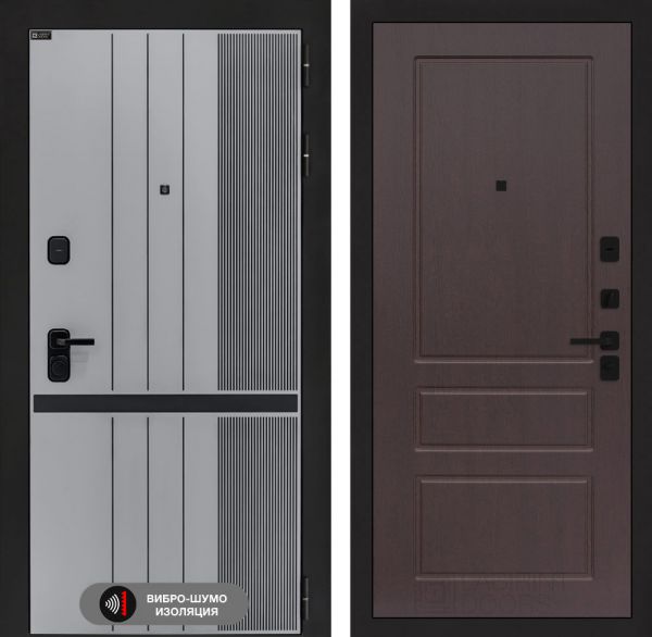 Входная дверь Лабиринт SKYLAB 03 – Орех премиум