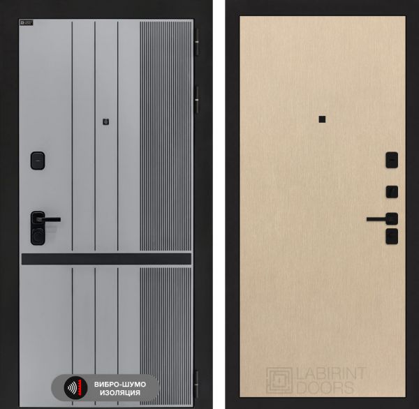 Входная дверь Лабиринт SKYLAB 05 – Венге светлый